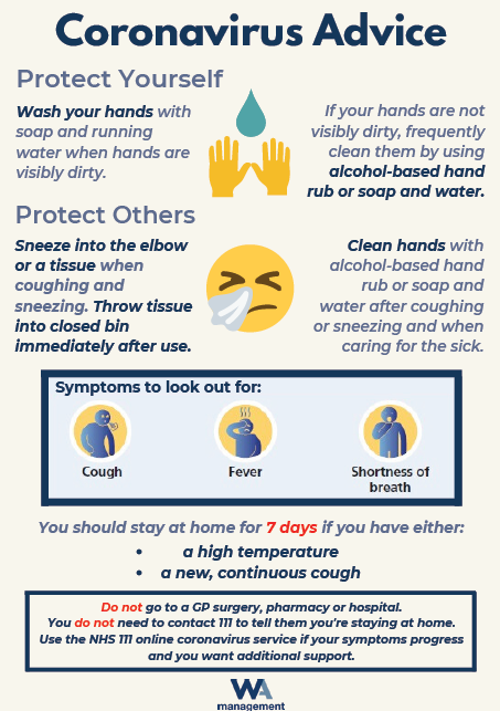 Coronavirus Advice Poster